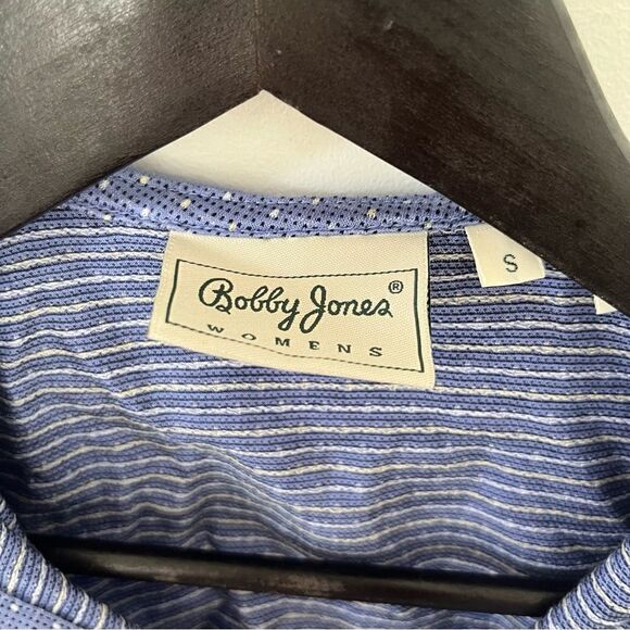 Bobby Jones Purple Dot Pattern Golf Polo Shirt - Picture 5 of 7